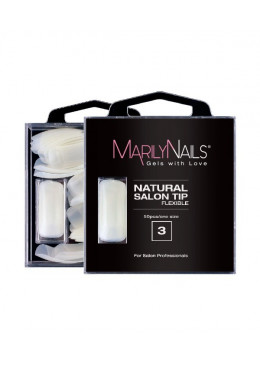 MN Marilynails Tip Natural Salon (50pcs) N°3 BELUXIA ILE DE REUNION