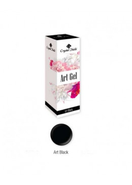 Gel Color Nail Art Black 5ml