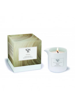 BOUGIE HUILE DE MASSAGE VIVIFIANTE-TAIGA-pot 125ml
