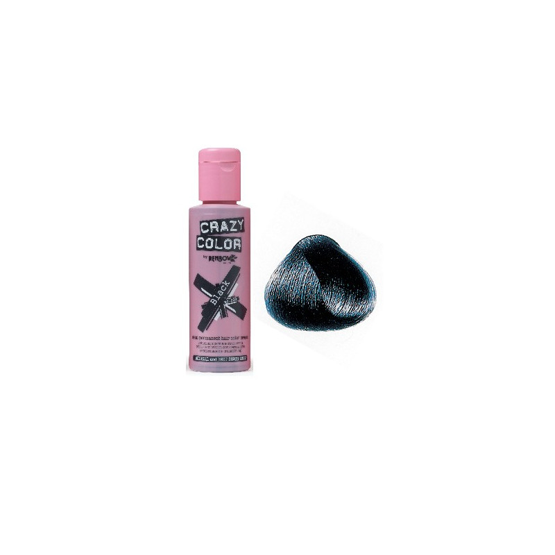 Crazy Color BlackBlueNoir Flac 100ml N030 Crazy Color BlackBlueNoir Flac 100ml N030